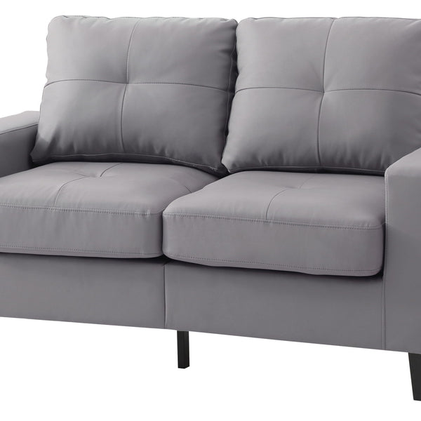 Upholstered Track Arm Loveseat For Cozy Spaces