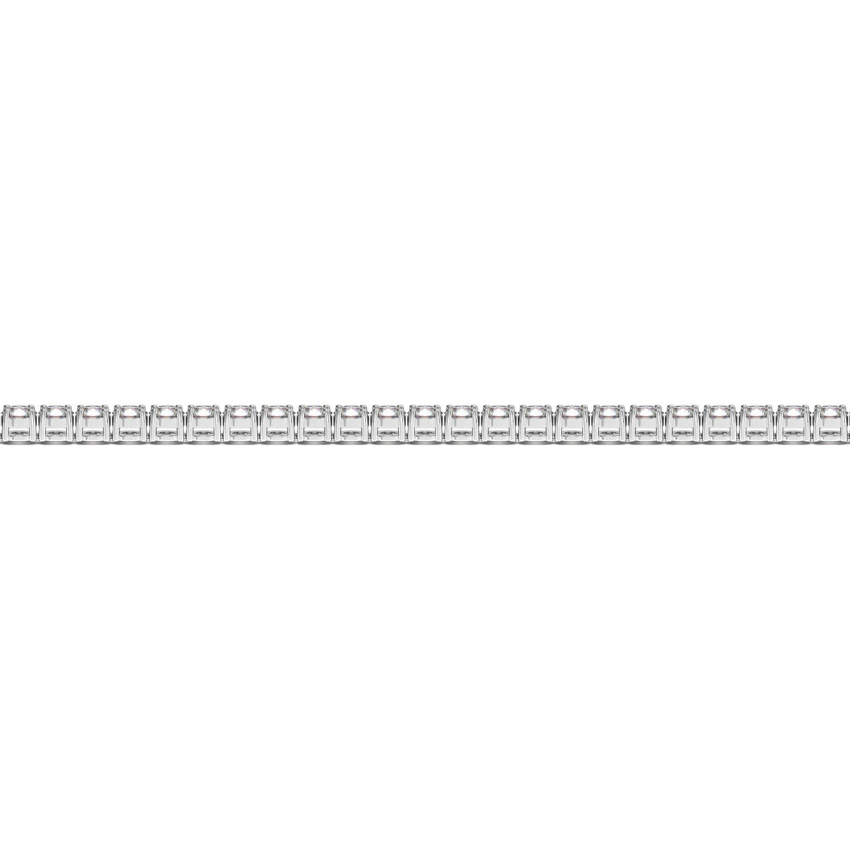 Lab Grown Round Diamond Tennis Bracelet in 14k White Gold (2 cctw F/G VS2/SI1)