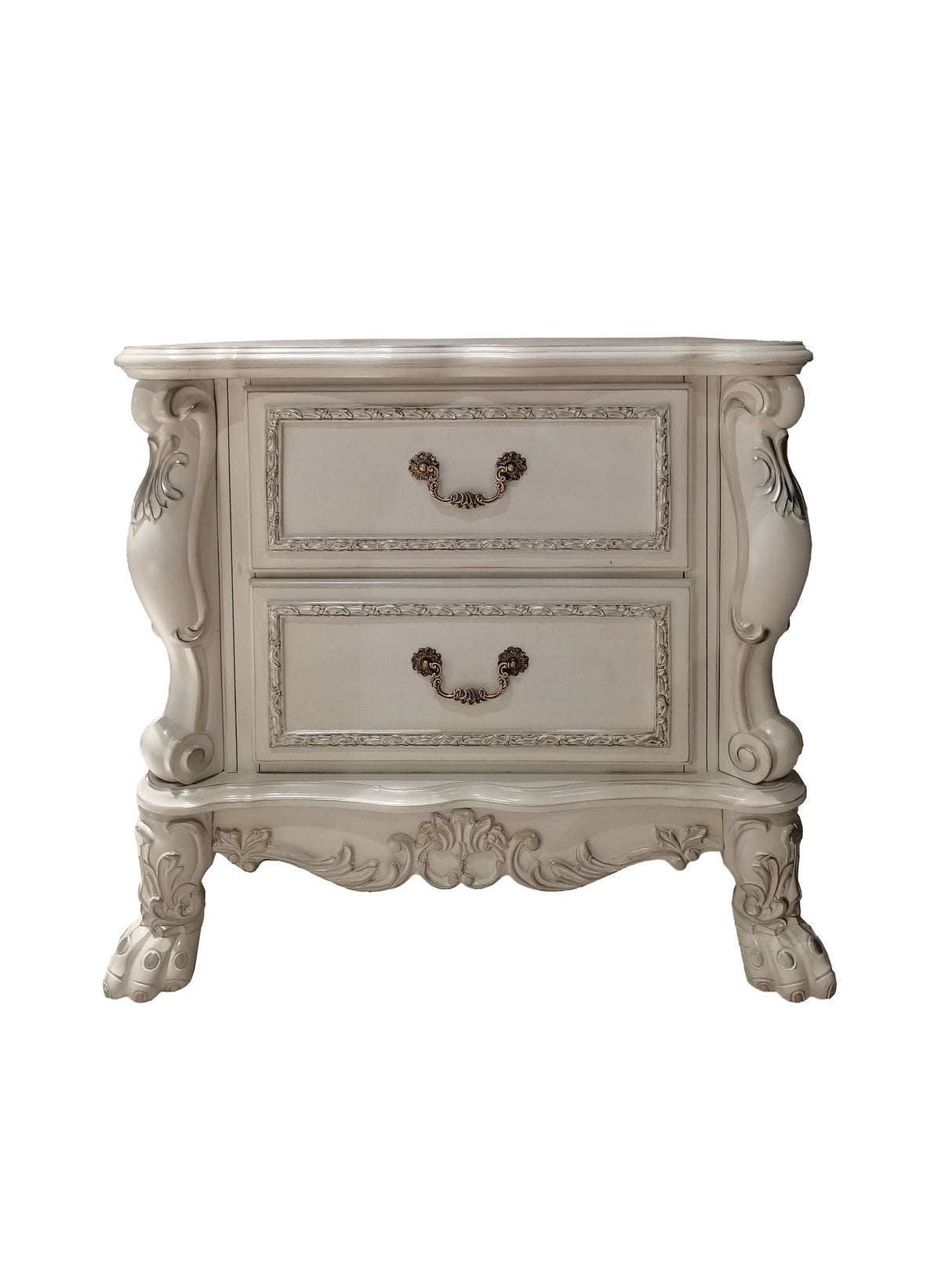 Dresden II - Nightstand - White - Best Buy Furniture