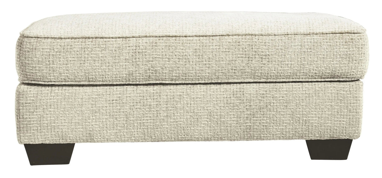 Monaghan - Ottoman - Sandstone - Best Buy Furniture