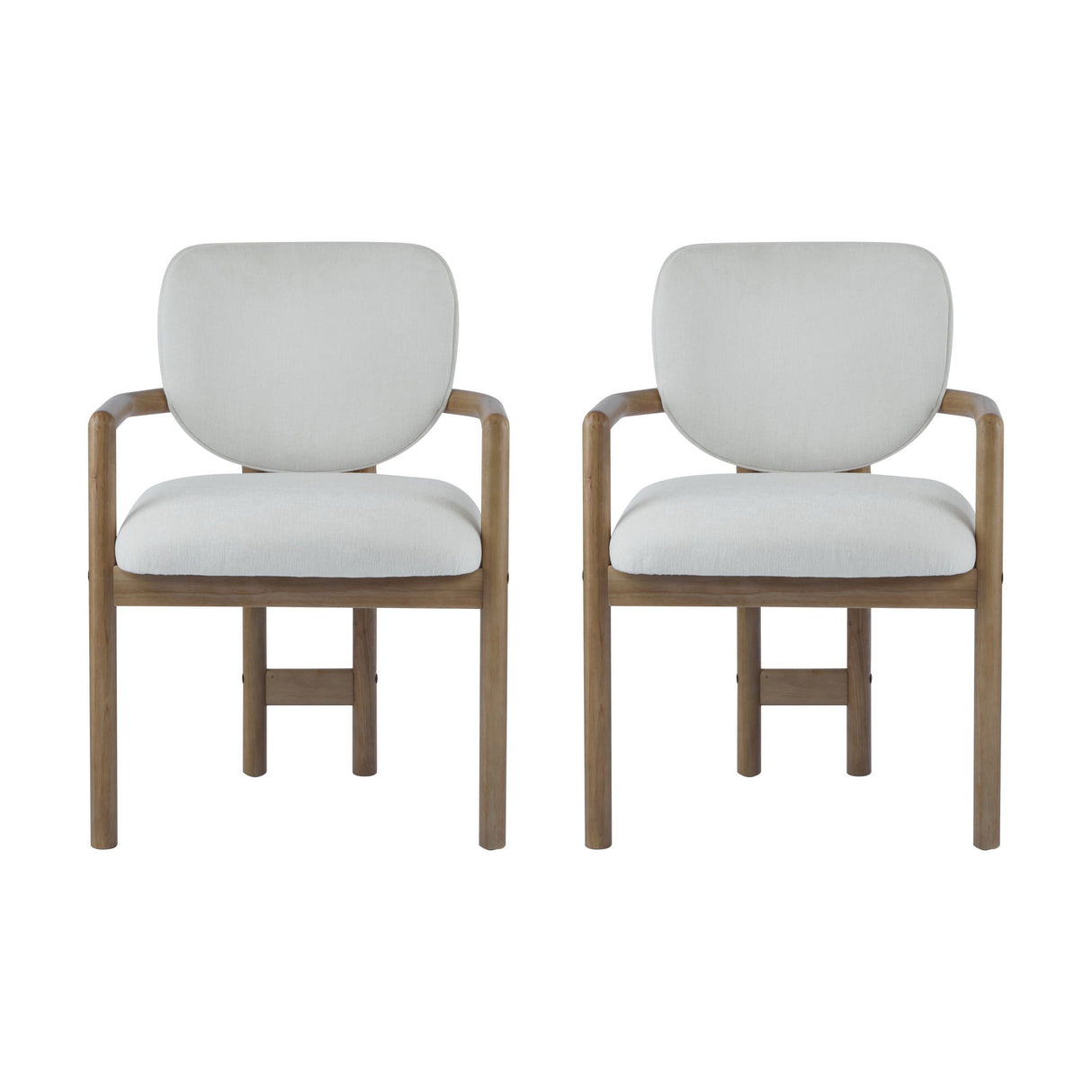 Upholstered Arm Dining Chairs (Set of 2) - Best Buy Furniture