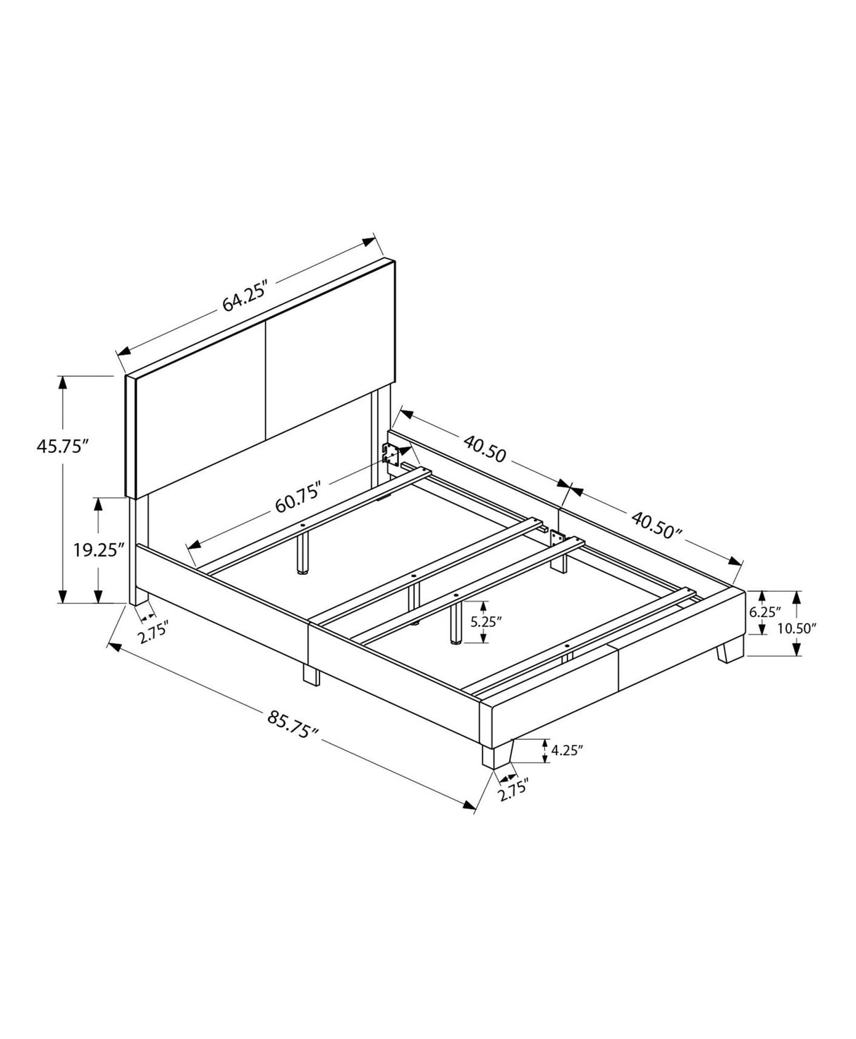 Bed, Upholstered, Transitional - Best Buy Furniture