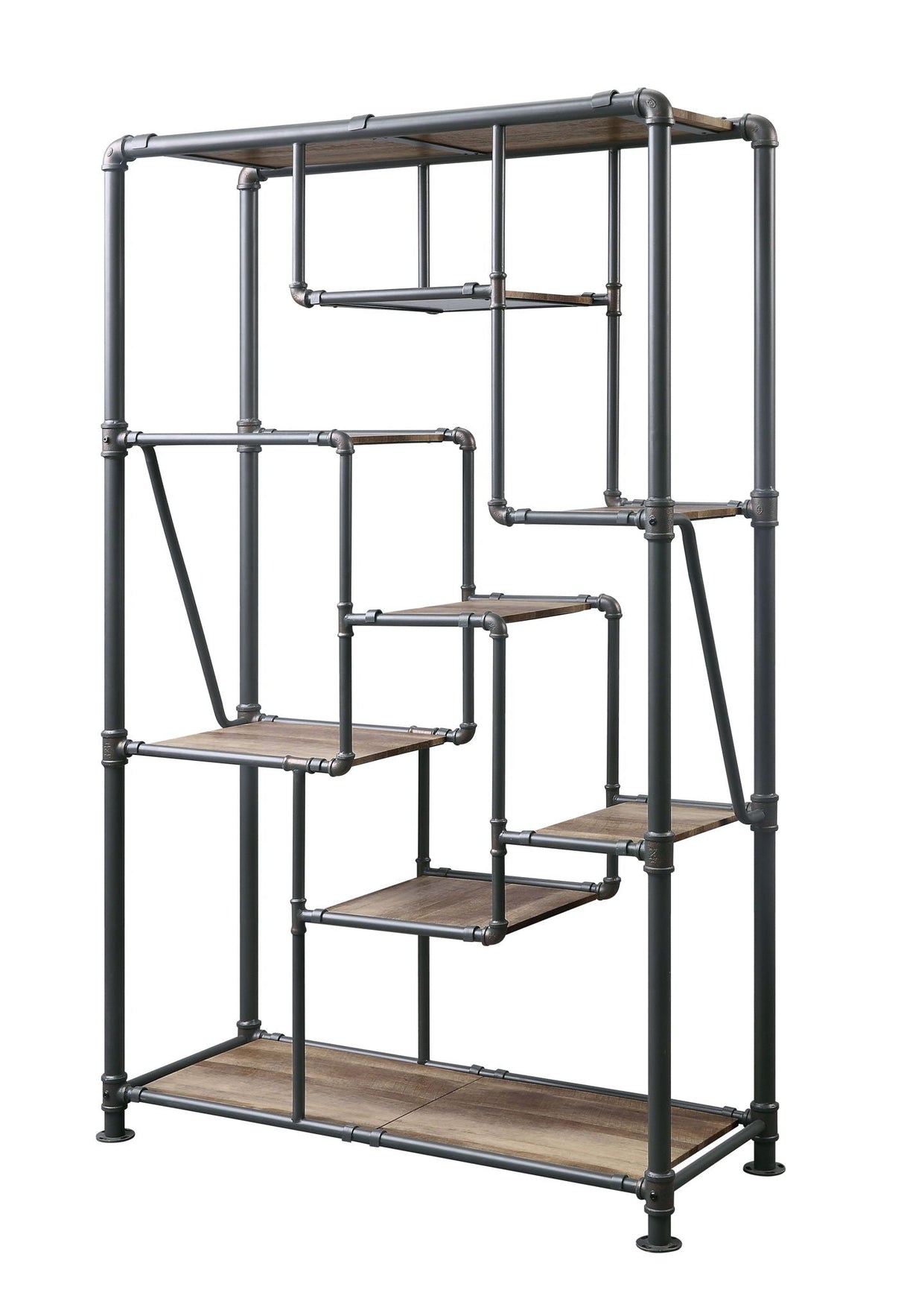 Brantley - Antique Bookshelf - Oak - Best Buy Furniture