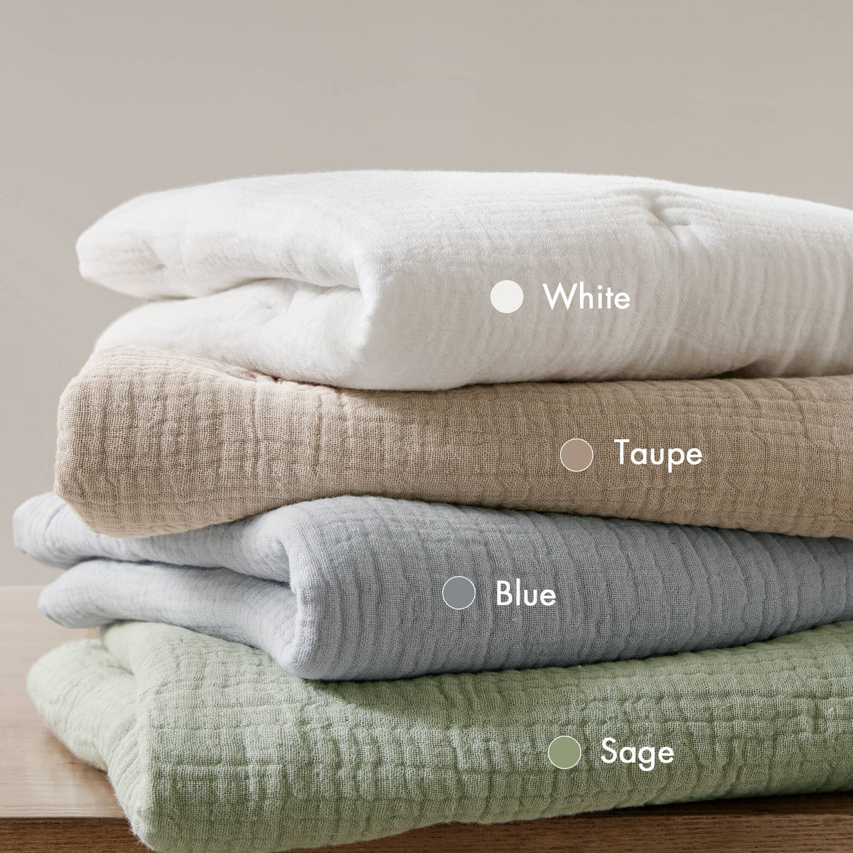 3-Piece Full/Queen Cotton Embroidered Quilt Set