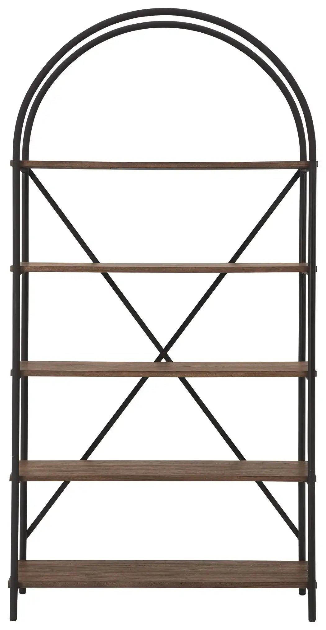 Galtbury - Bookcase - Brown / Black - Best Buy Furniture