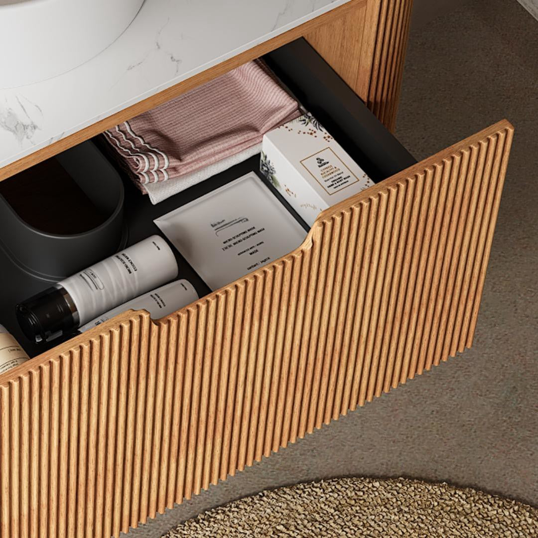 Dina 30'' Wall Mounted Cabinet with Carrara