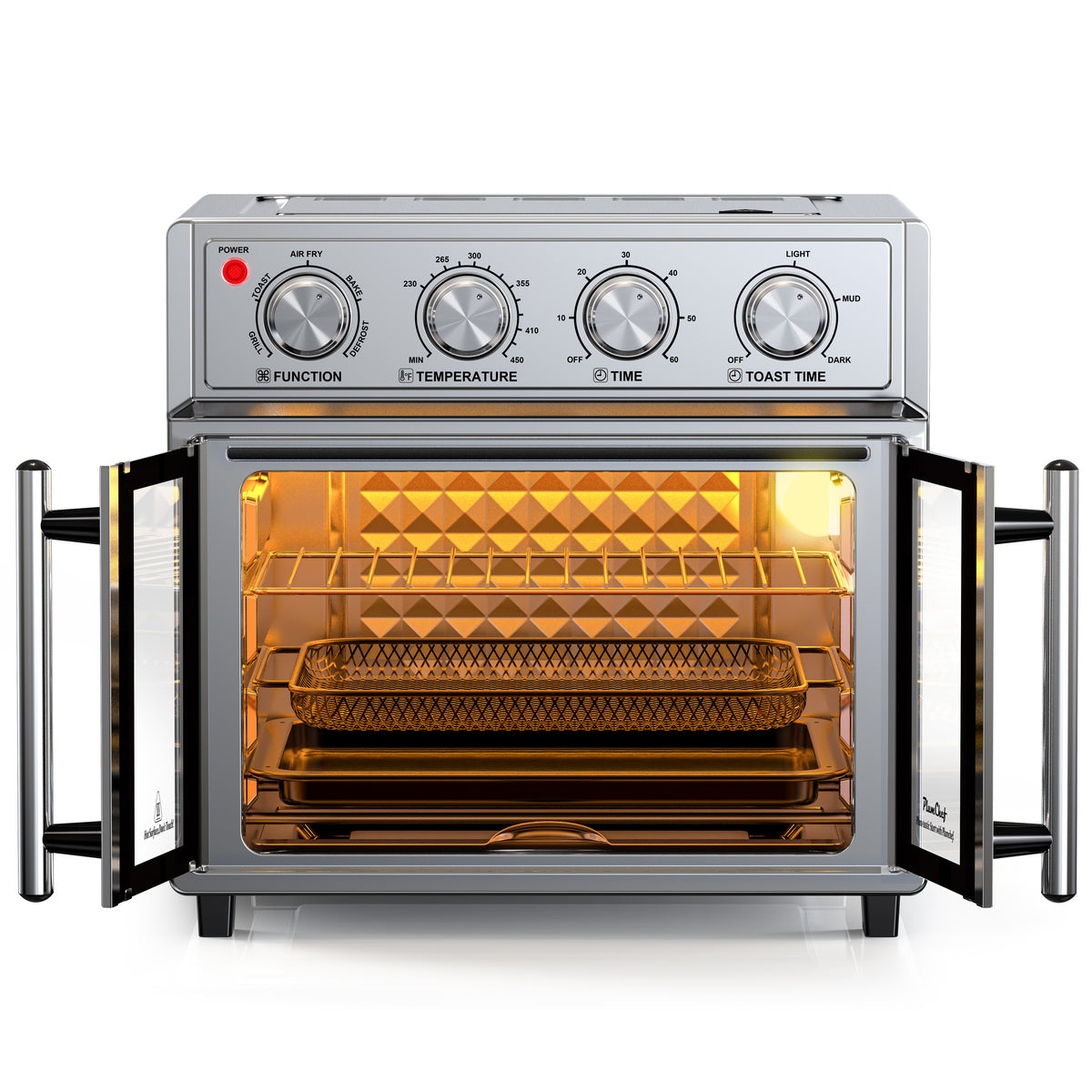 PlumChef 26QT Extra-Large French Double-Door Air Fryer