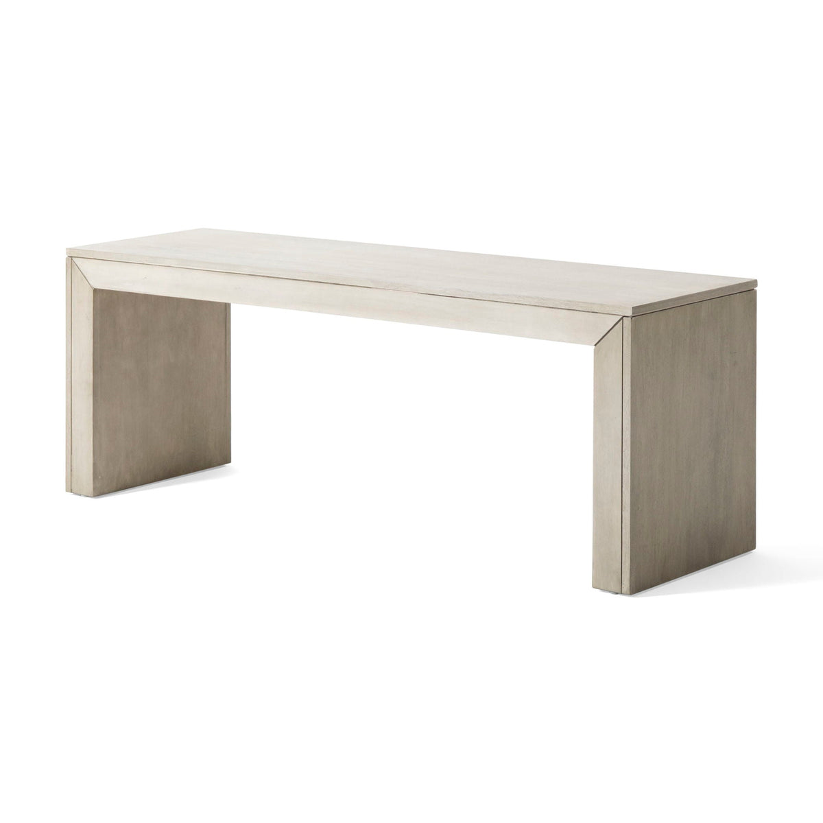 Acacia Wood Dining Bench with Farmhouse Style - view 11