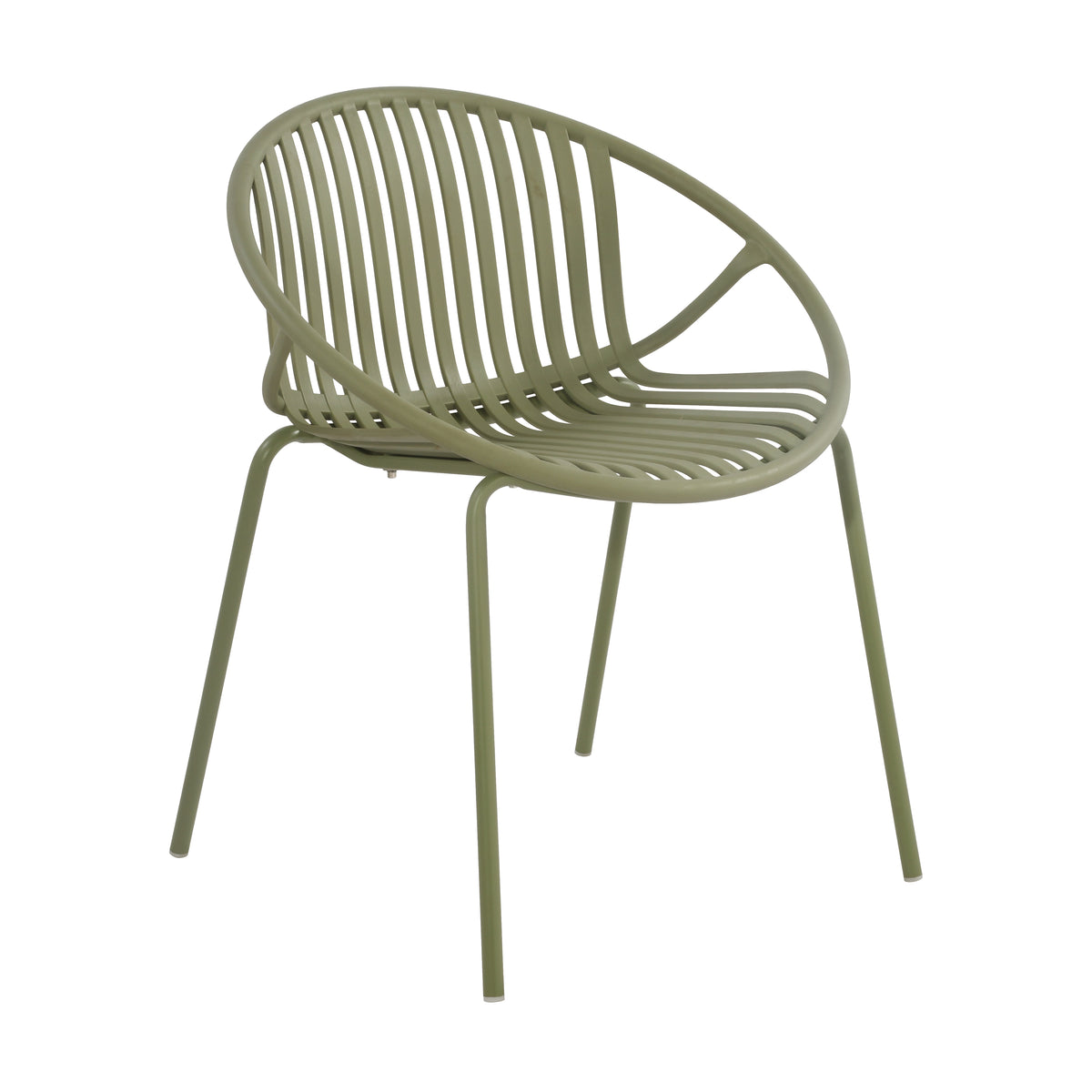 7 Pieces Outdoor Modern Metal and Polypropylene Dining Set