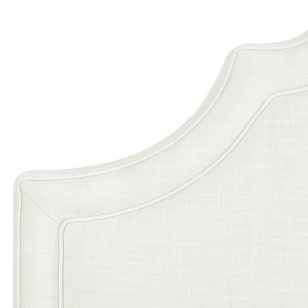 Catherine Upholstered King Headboard, Antique