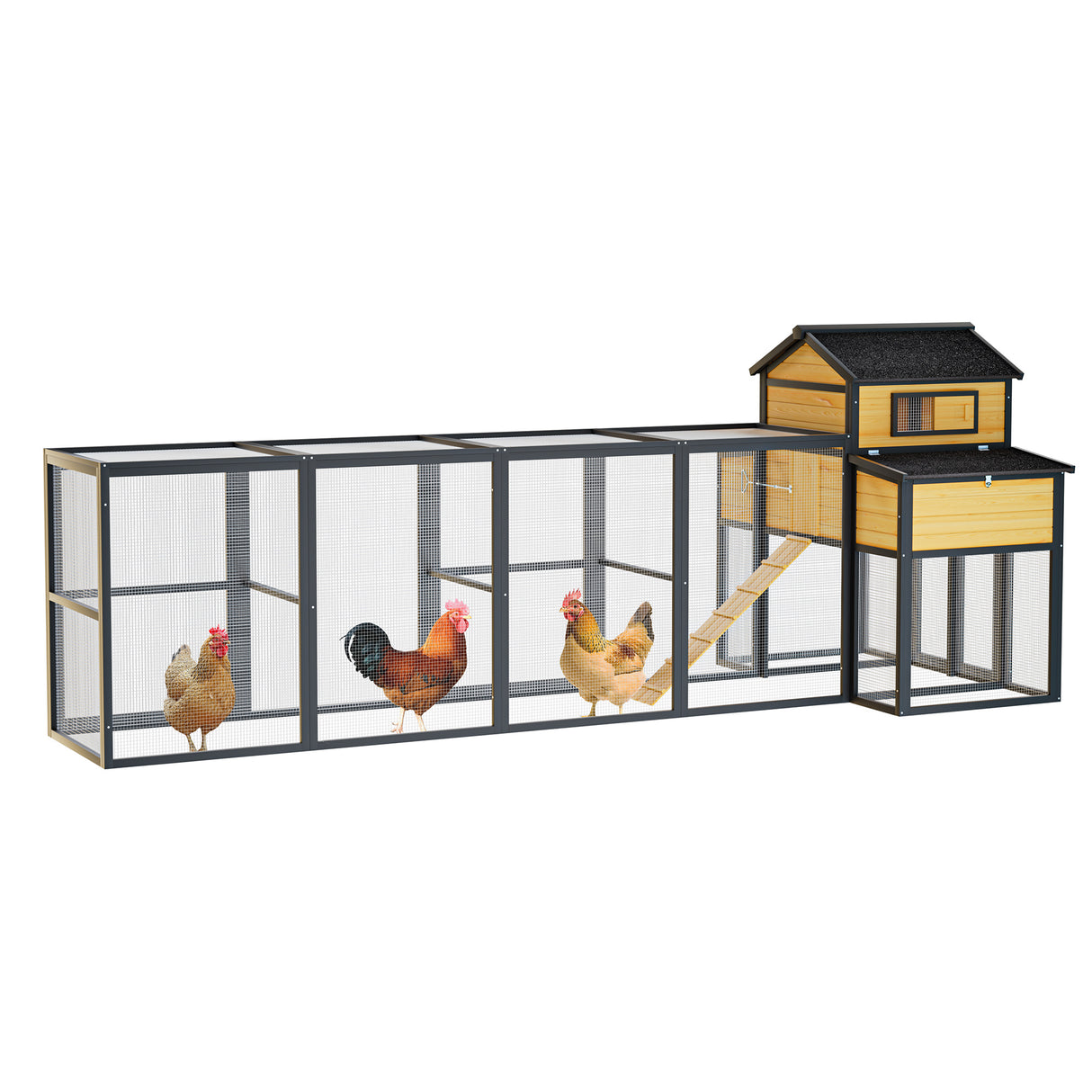 150" Extra Large Wooden Chicken Coop