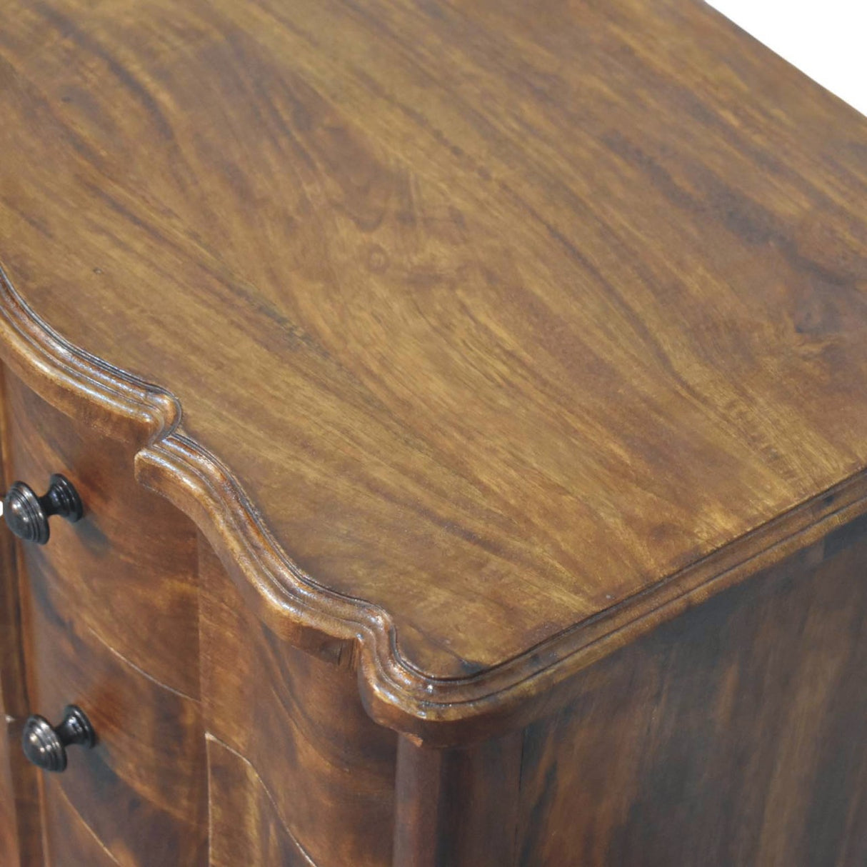 Solid Wood Lume Panel Bedside Table