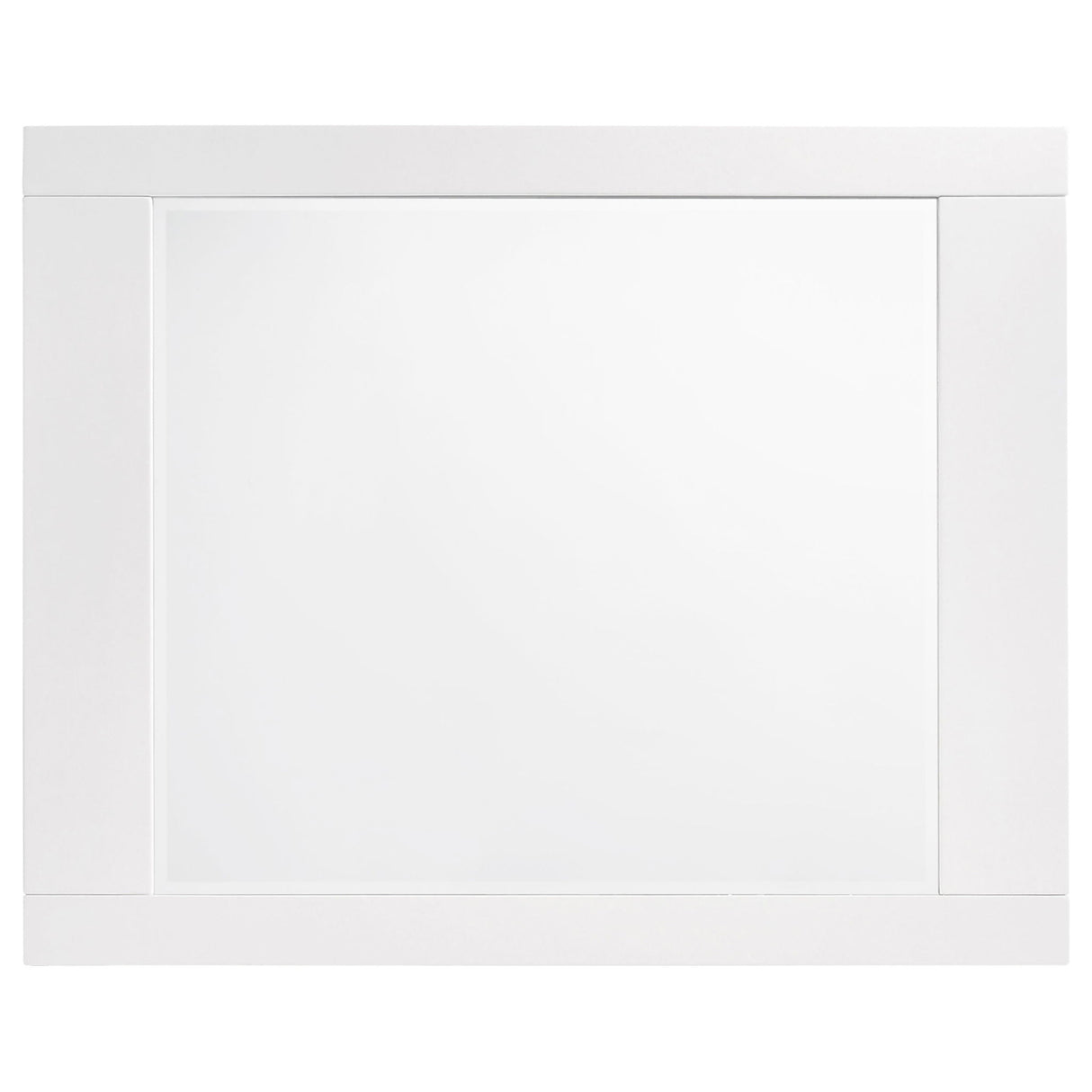August - 6 Piece Queen Panel Bedroom Set With LED Lighting - White