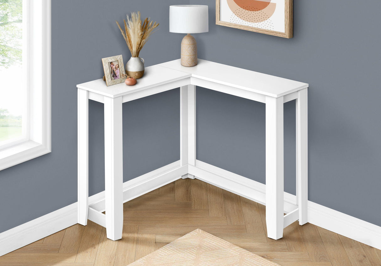 Corner Accent Console Table For Entryway, Unique Design Contemporary & Modern - Best Buy Furniture