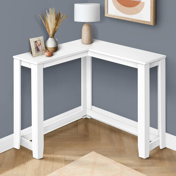 Corner Accent Console Table For Entryway, Unique Design Contemporary & Modern - Best Buy Furniture
