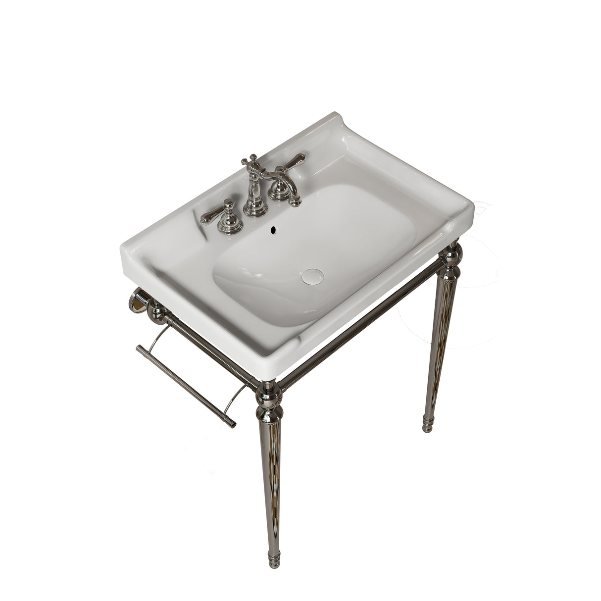 VICI 28" Bathroom Console Sink, Wall-Mounted