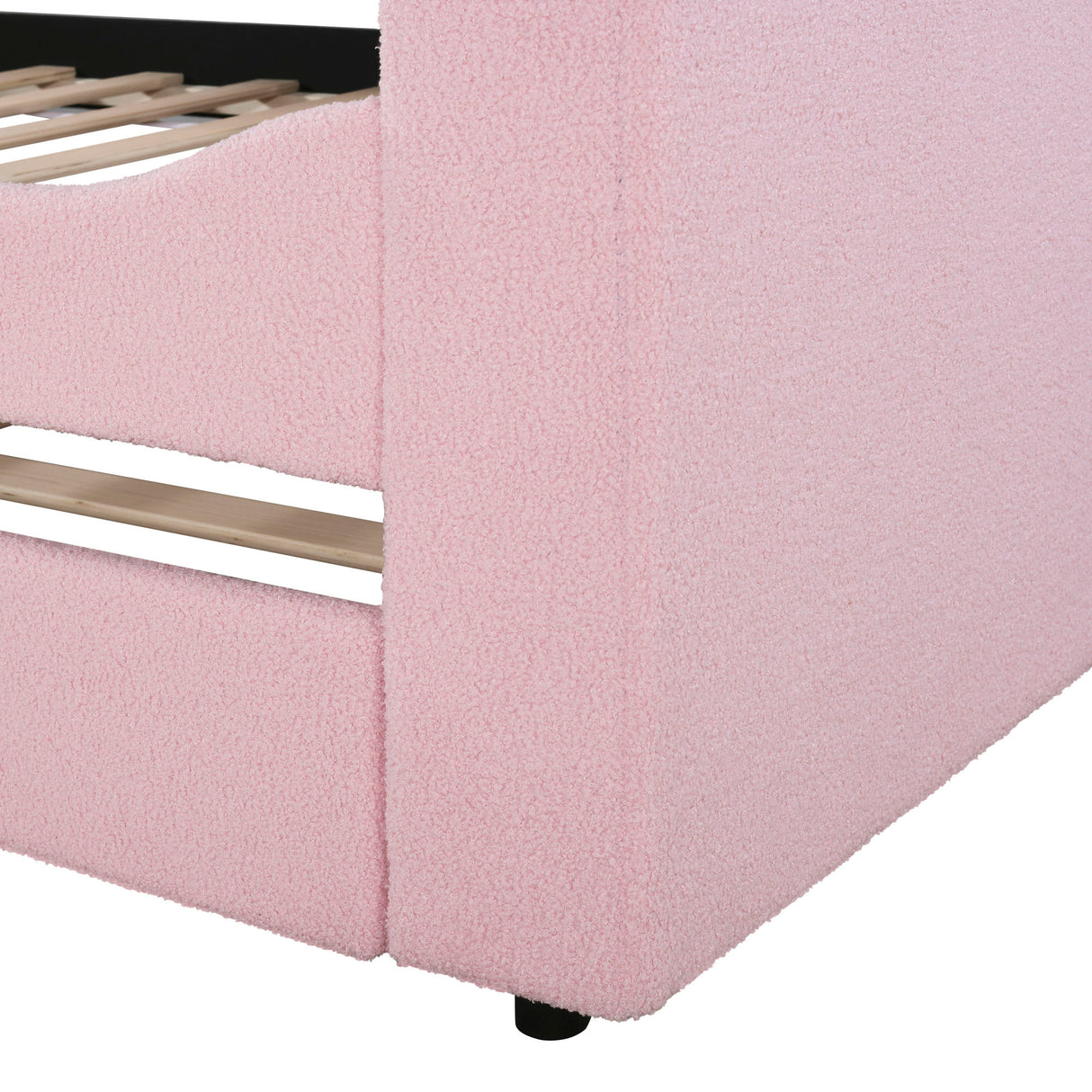 Upholstered Daybed With Storage Armrests, Trundle And Latest Integrated tooth Audio System