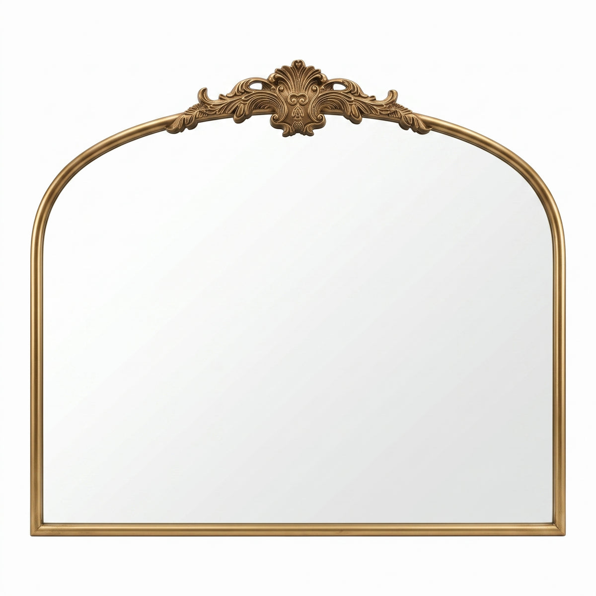 32"x24.4" Baroque Vintage Arched Wall Mirror