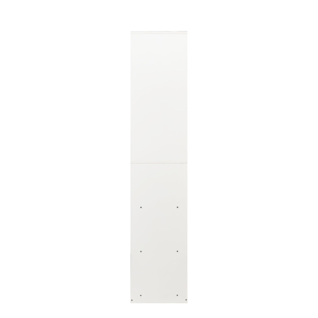 Freestanding Closet System with 6 Open Shelves and 2 Hanging Rods