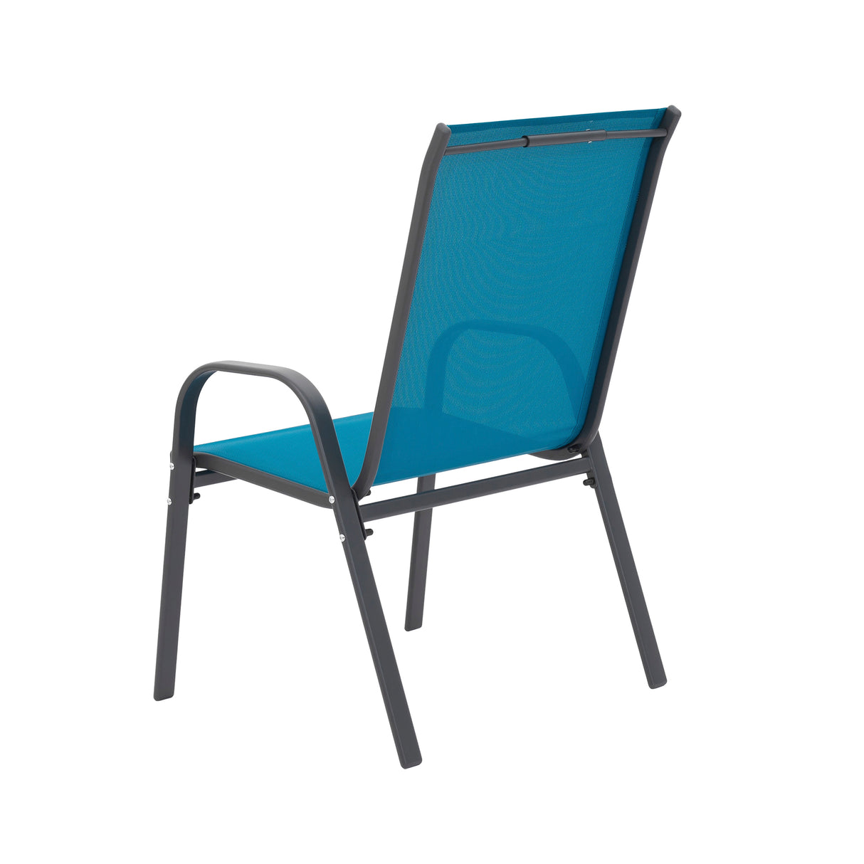 8 Piece Patio Chairs, Outdoor Camping Chairs with Breathable Textilene Fabric