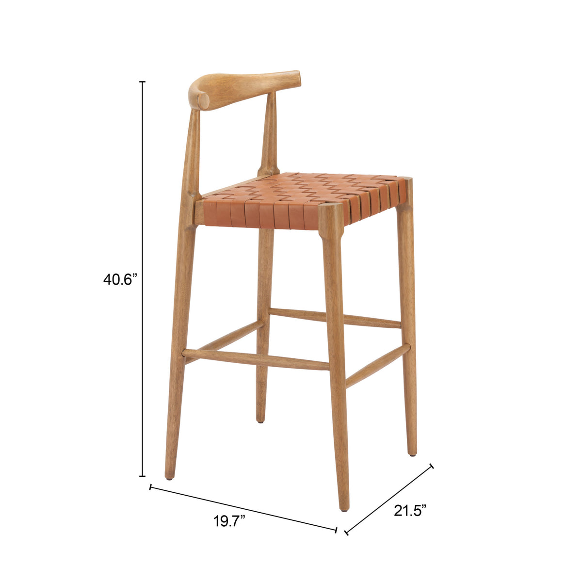 Zuo Modern Bandani Barstool