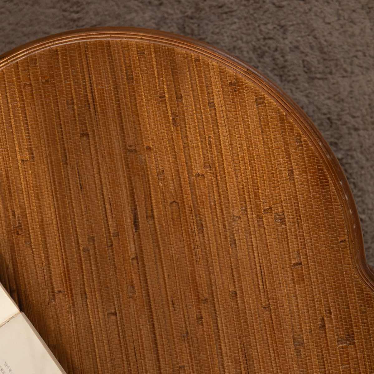 Flower-Shaped Rattan Coffee Table with Storage
