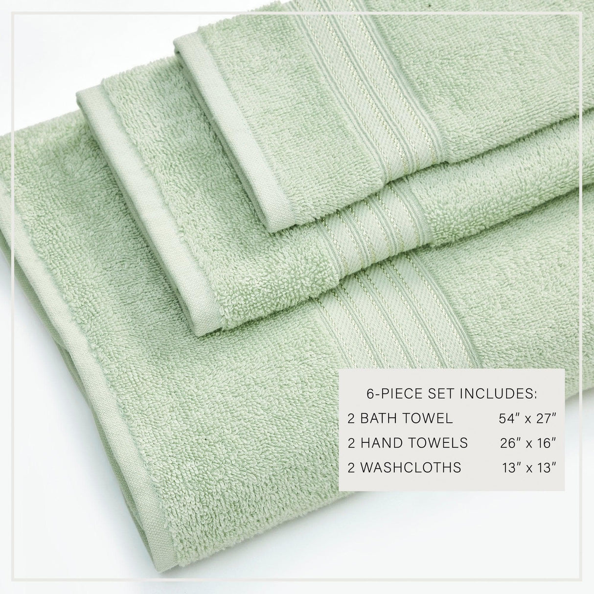Cotton Terry Bath Towel Set - Cooper Collection
