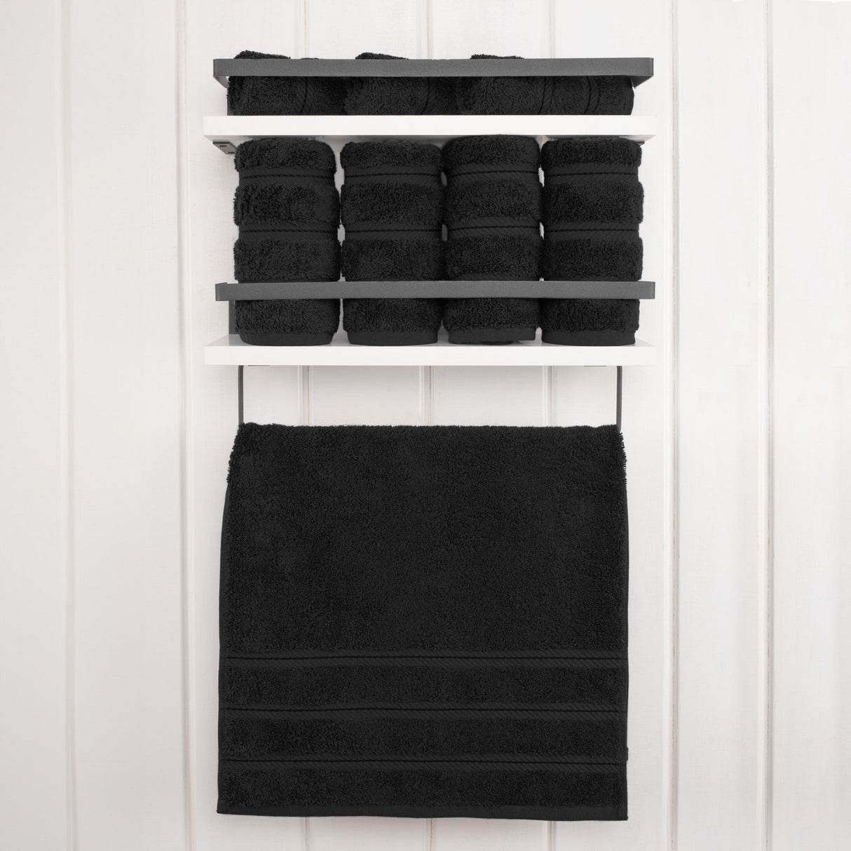 American Soft Linen 100% Cotton Turkish Towels, 4 Pack Hand Towel Set, Super Soft, Absorbent, Quick Dry Premium Towels