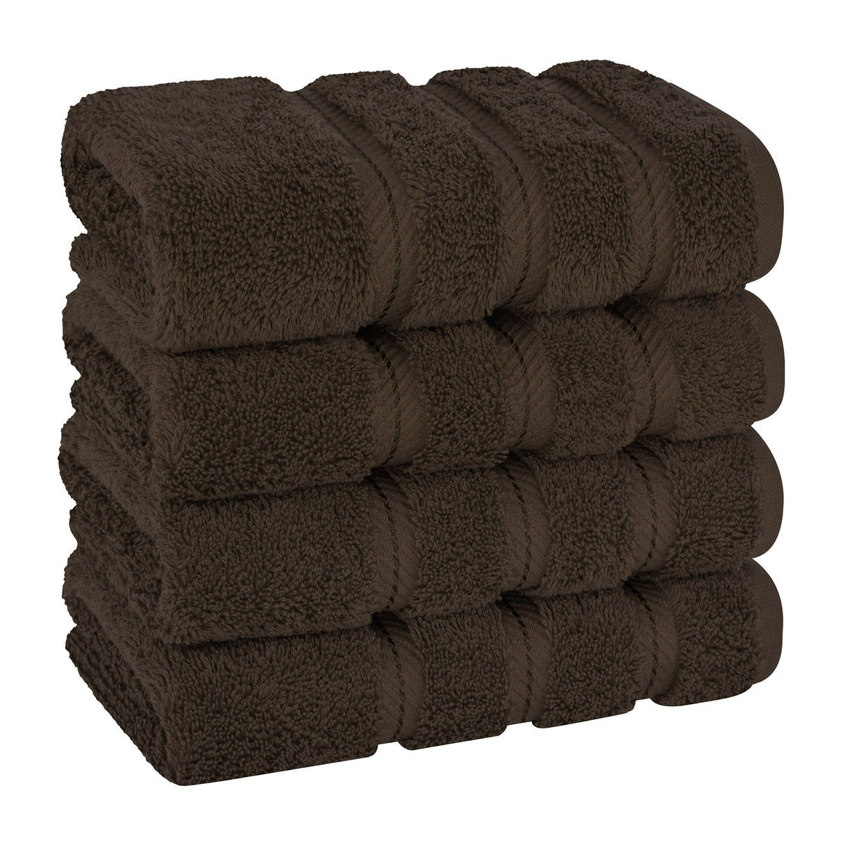American Soft Linen 100% Cotton Turkish Towels, 4 Pack Hand Towel Set, Super Soft, Absorbent, Quick Dry Premium Towels