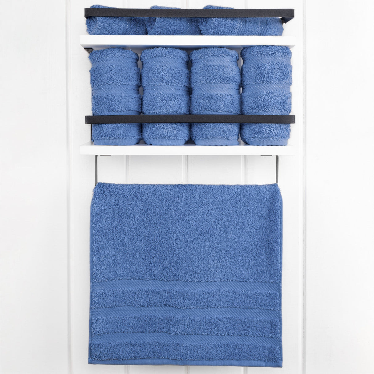 American Soft Linen 100% Cotton Turkish Towels, 4 Pack Hand Towel Set, Super Soft, Absorbent, Quick Dry Premium Towels