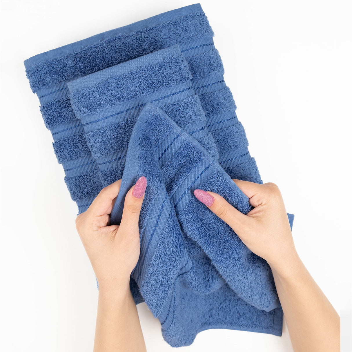 American Soft Linen 100% Cotton Turkish Towels, 4 Pack Hand Towel Set, Super Soft, Absorbent, Quick Dry Premium Towels