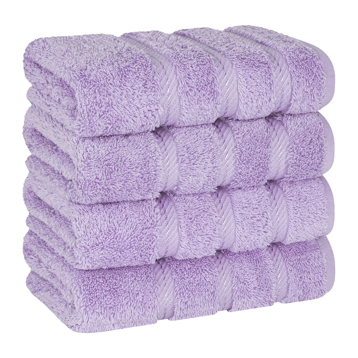 American Soft Linen 100% Cotton Turkish Towels, 4 Pack Hand Towel Set, Super Soft, Absorbent, Quick Dry Premium Towels