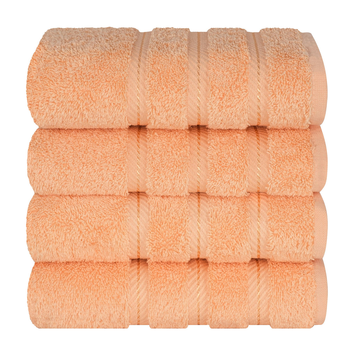 American Soft Linen 100% Cotton Turkish Towels, 4 Pack Hand Towel Set, Super Soft, Absorbent, Quick Dry Premium Towels