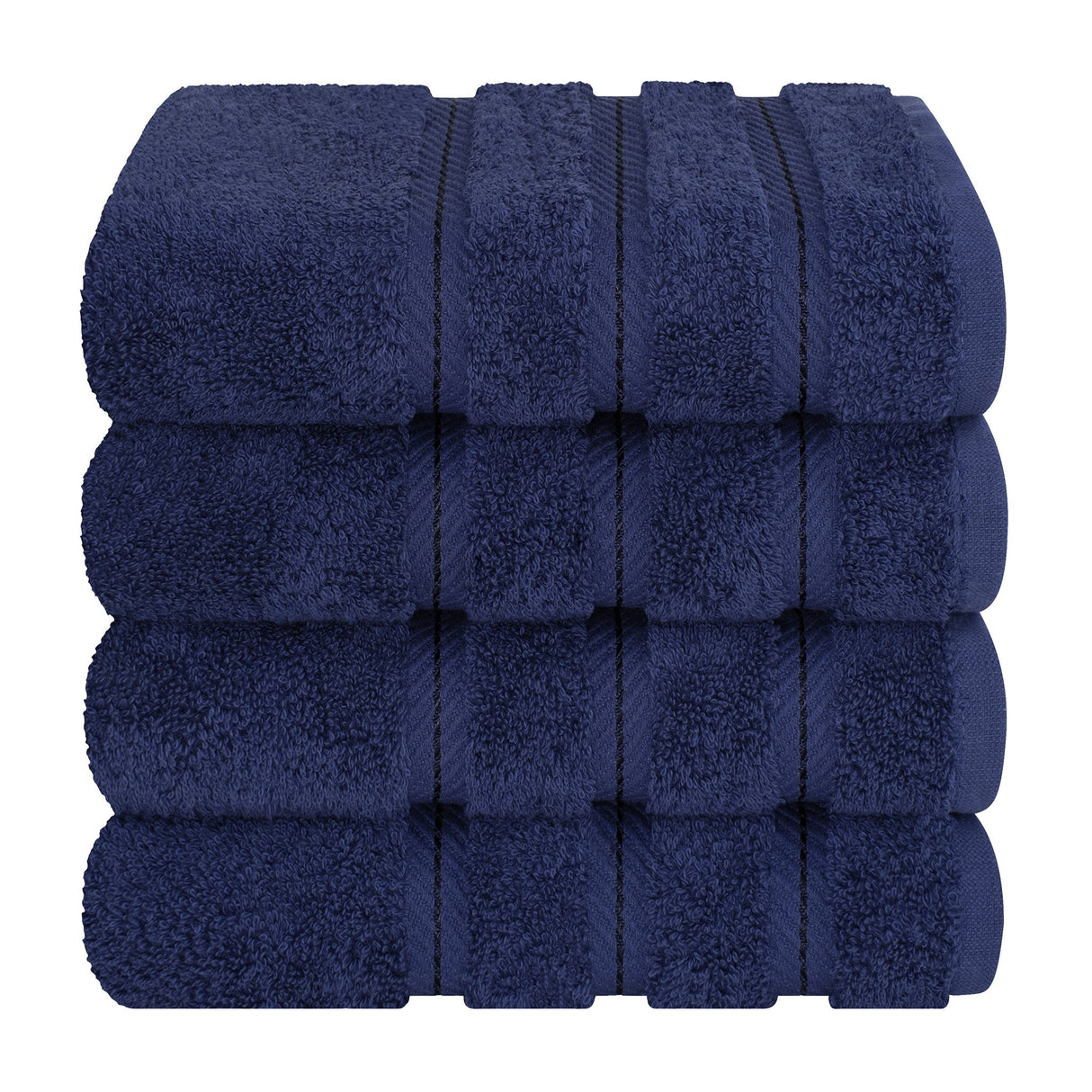 American Soft Linen 100% Cotton Turkish Towels, 4 Pack Hand Towel Set, Super Soft, Absorbent, Quick Dry Premium Towels