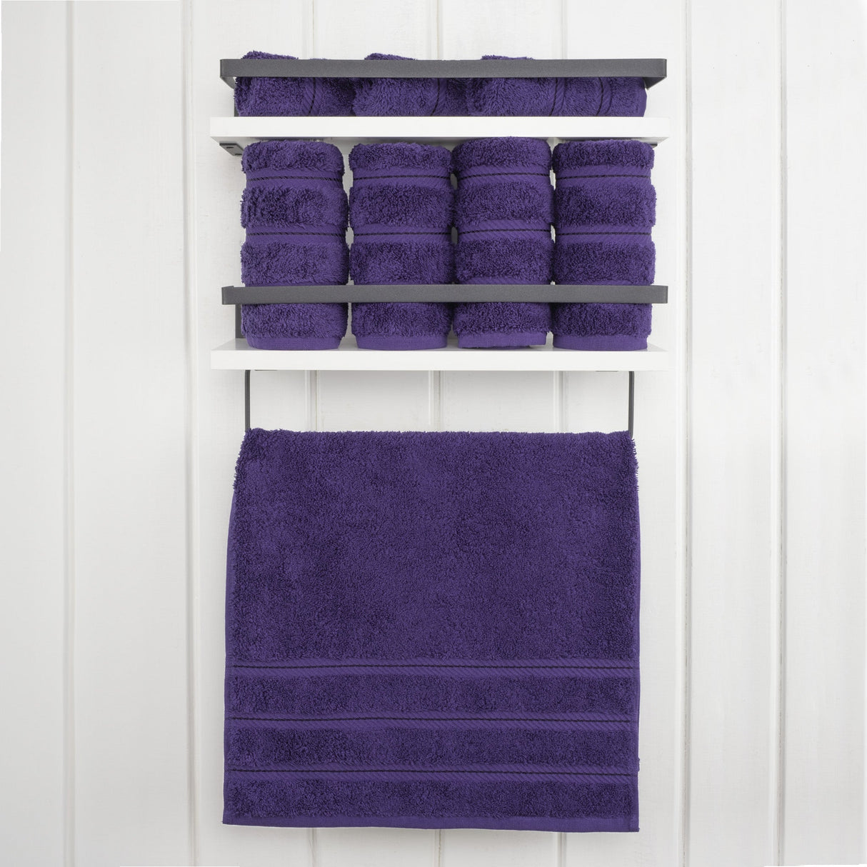 American Soft Linen 100% Cotton Turkish Towels, 4 Pack Hand Towel Set, Super Soft, Absorbent, Quick Dry Premium Towels