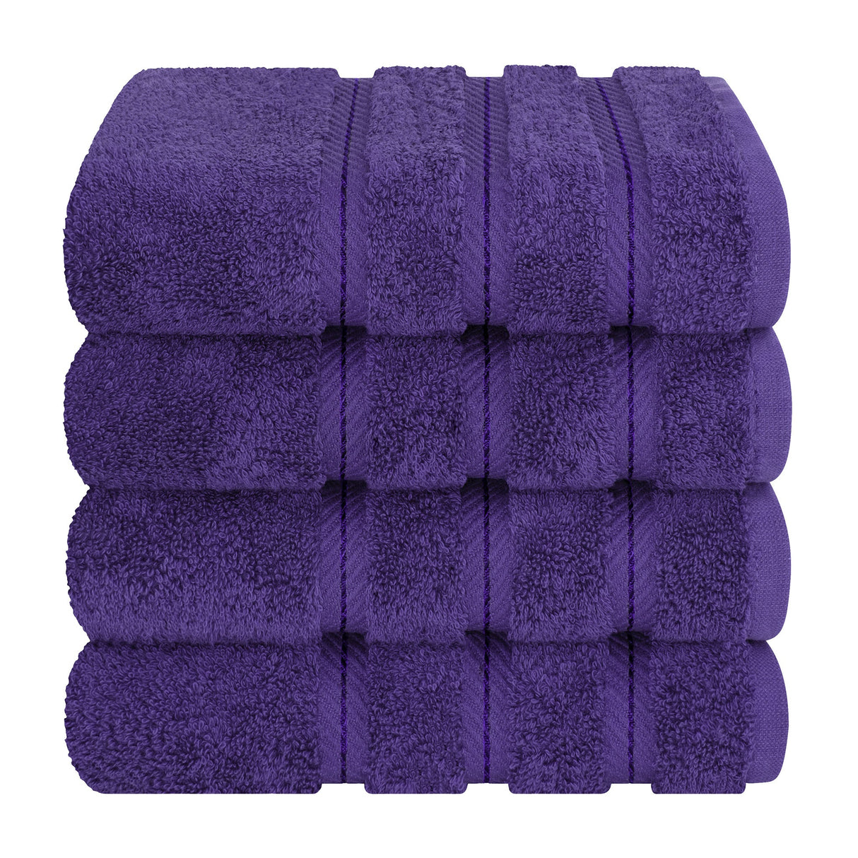 American Soft Linen 100% Cotton Turkish Towels, 4 Pack Hand Towel Set, Super Soft, Absorbent, Quick Dry Premium Towels