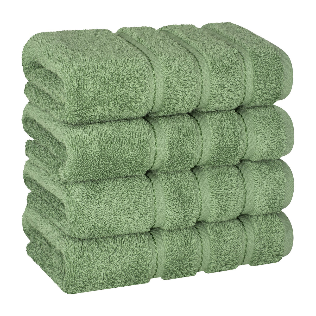 American Soft Linen 100% Cotton Turkish Towels, 4 Pack Hand Towel Set, Super Soft, Absorbent, Quick Dry Premium Towels
