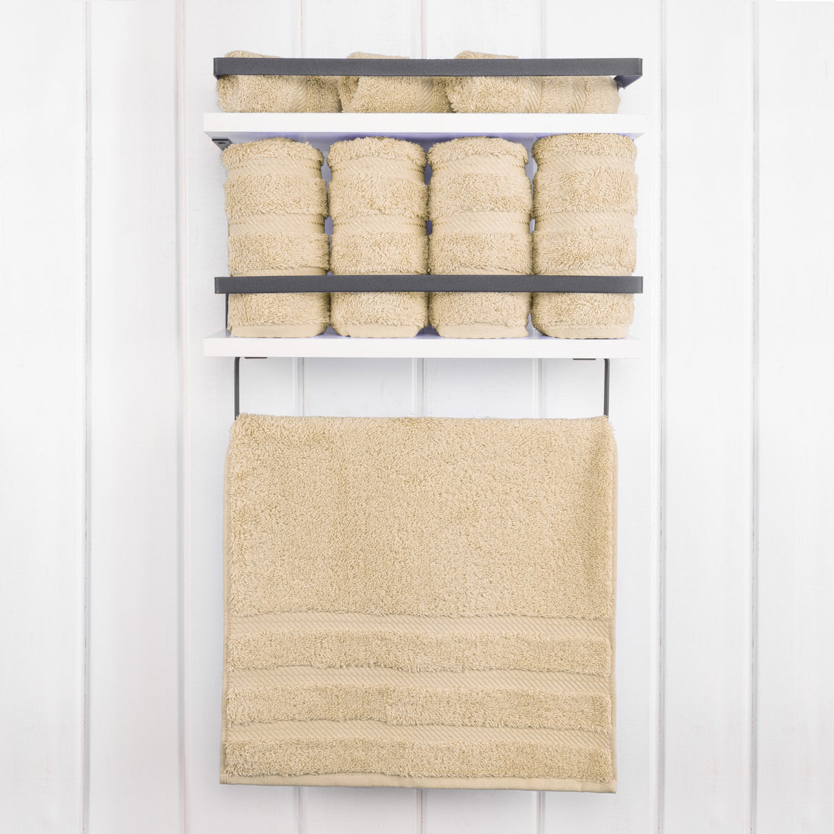 American Soft Linen 100% Cotton Turkish Towels, 4 Pack Hand Towel Set, Super Soft, Absorbent, Quick Dry Premium Towels