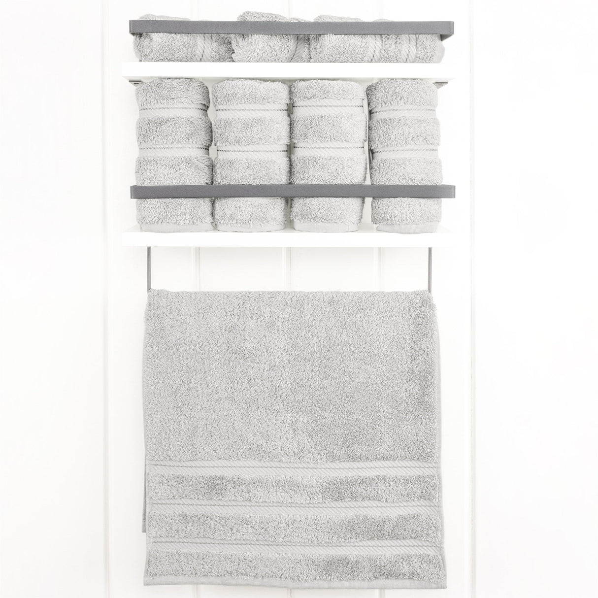 American Soft Linen 100% Cotton Turkish Towels, 4 Pack Hand Towel Set, Super Soft, Absorbent, Quick Dry Premium Towels