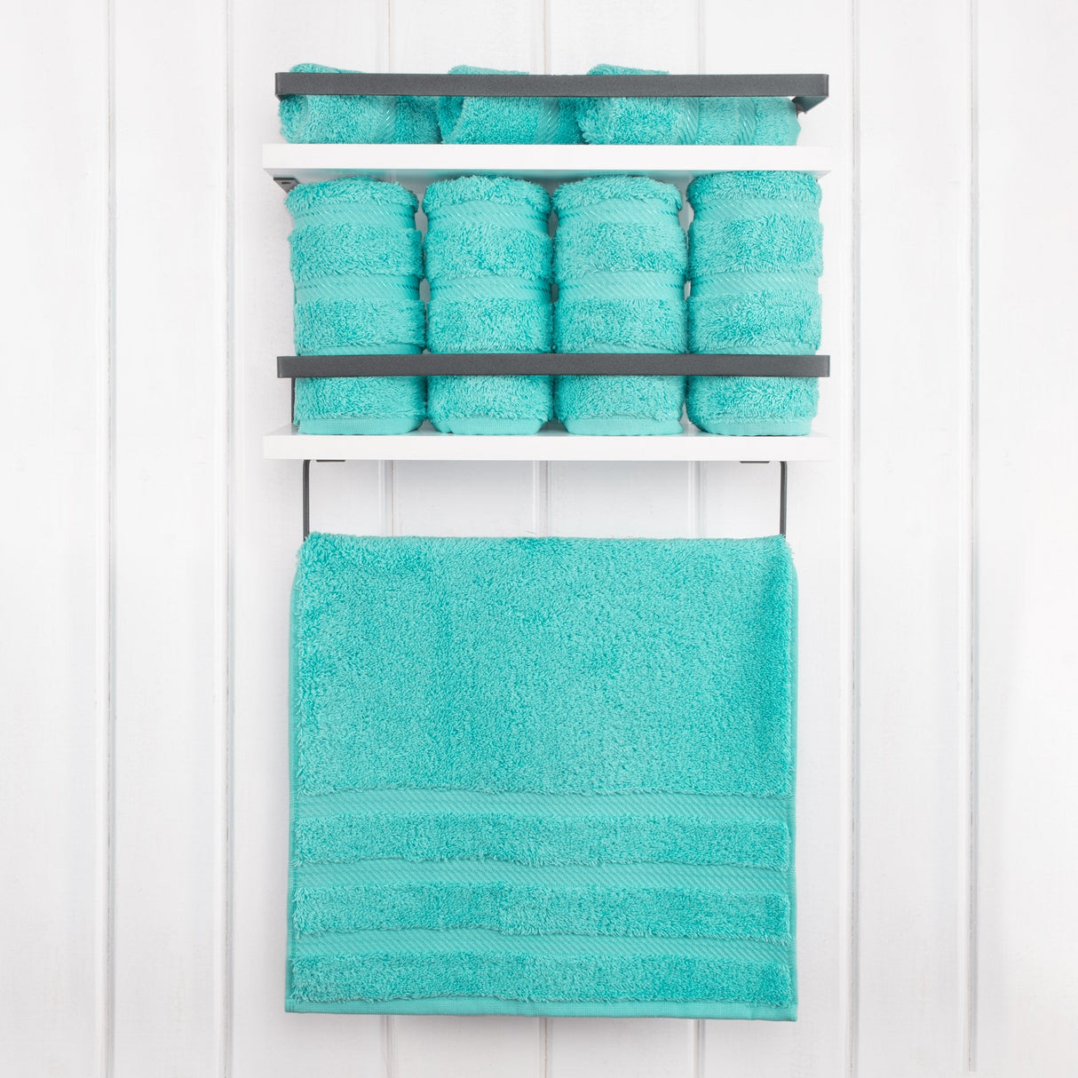 American Soft Linen 100% Cotton Turkish Towels, 4 Pack Hand Towel Set, Super Soft, Absorbent, Quick Dry Premium Towels