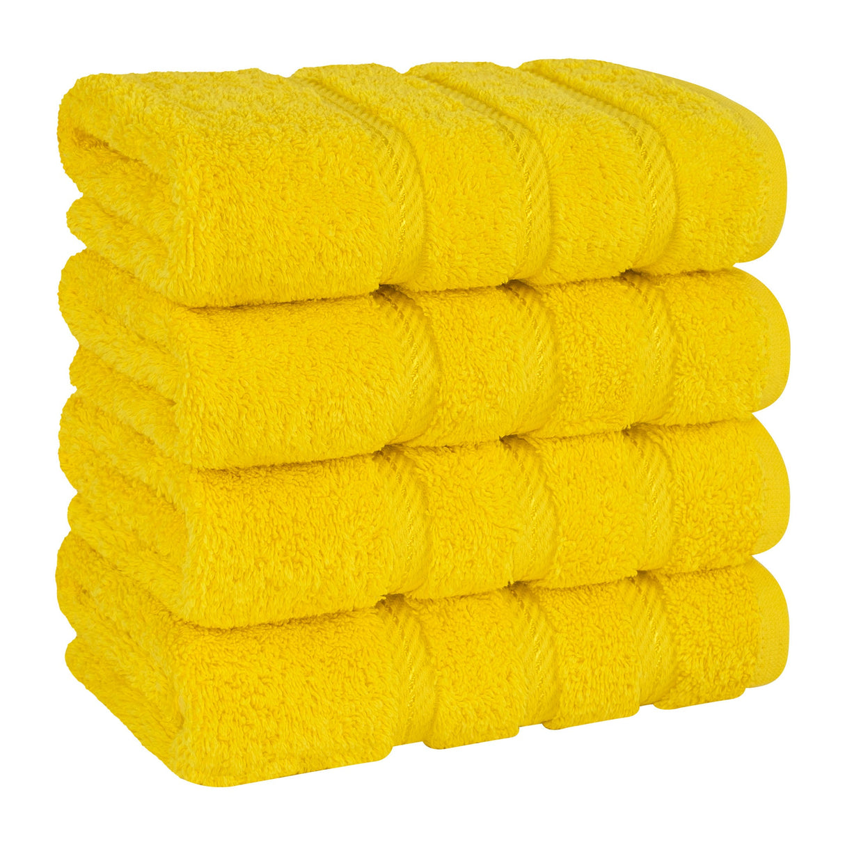 American Soft Linen 100% Cotton Turkish Towels, 4 Pack Hand Towel Set, Super Soft, Absorbent, Quick Dry Premium Towels