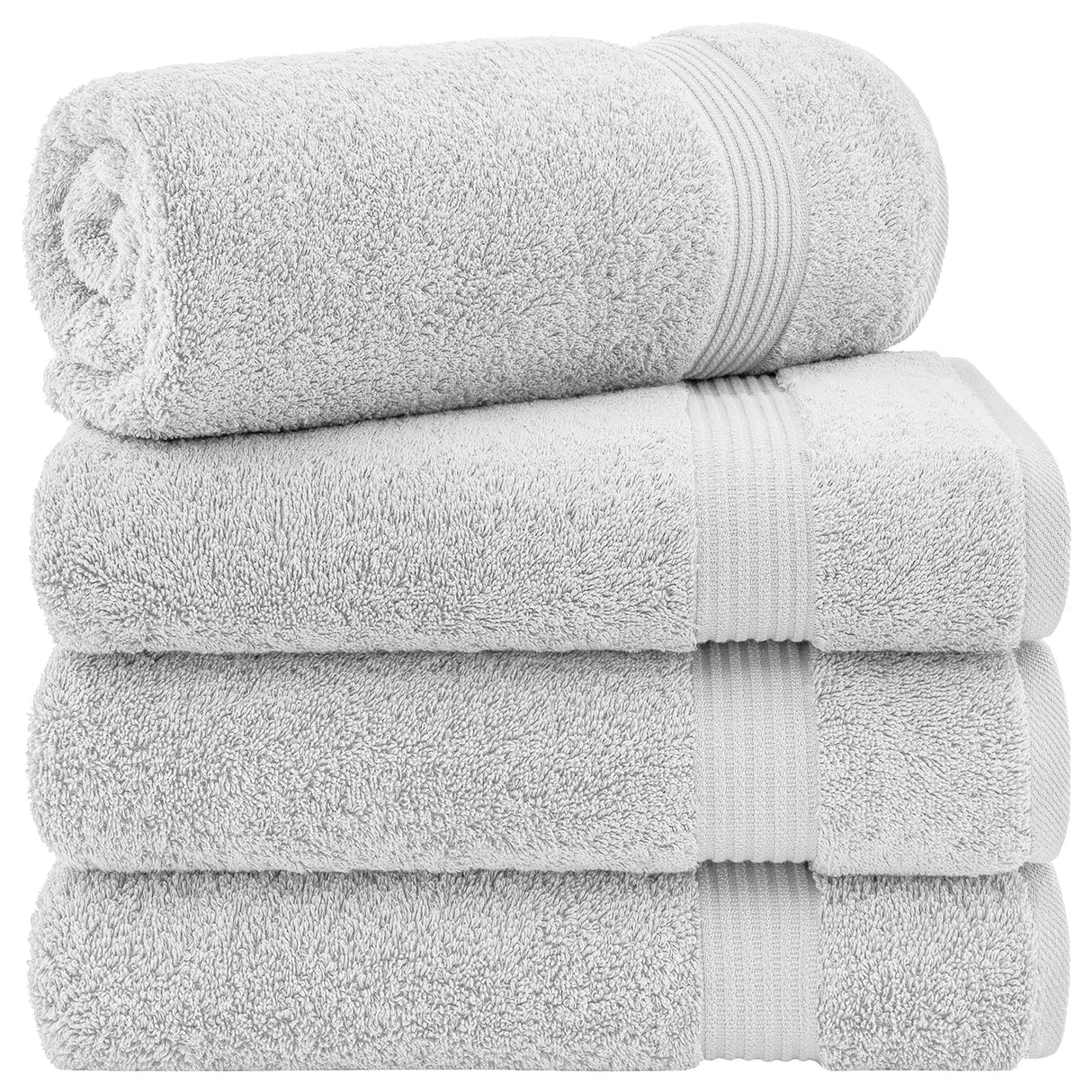 American Soft Linen Bekos 100% Cotton Turkish Towels, 4 Piece Bath Towel Set