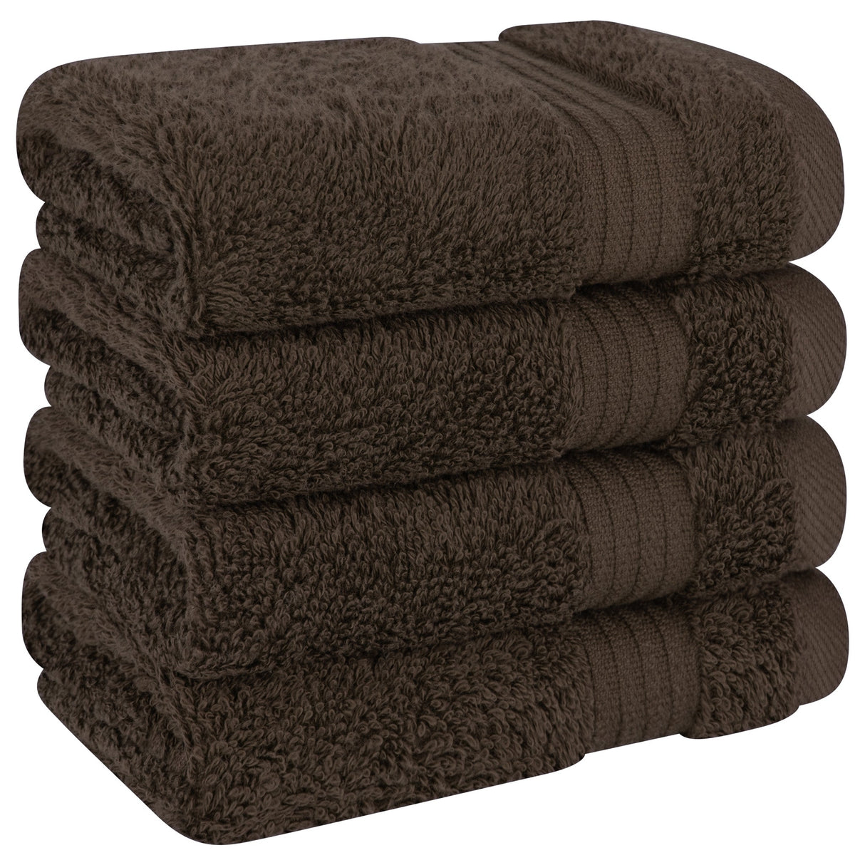 American Soft Linen Bekos 100% Cotton Turkish Towels, 4 Piece Washcloth Towel Set