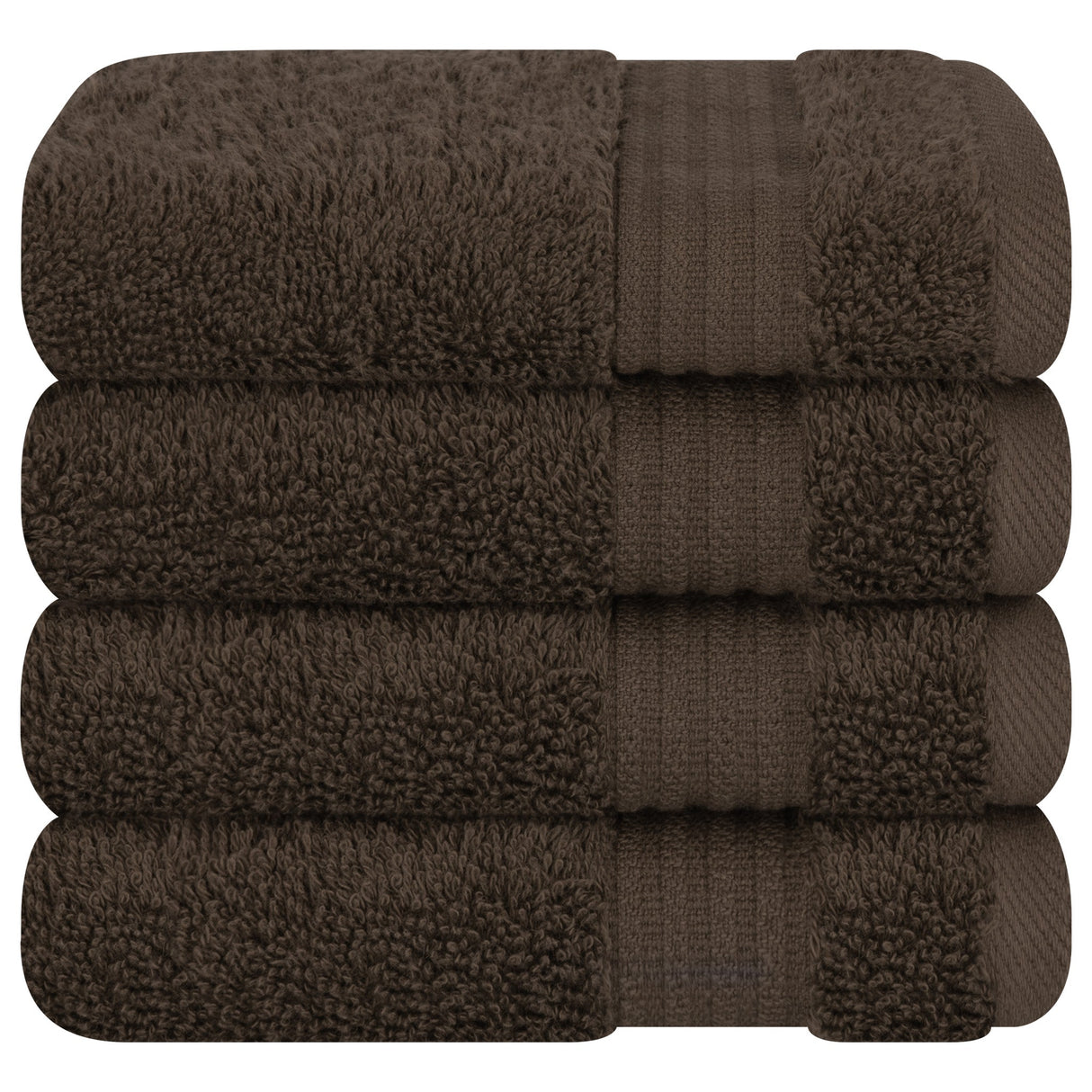 American Soft Linen Bekos 100% Cotton Turkish Towels, 4 Piece Washcloth Towel Set