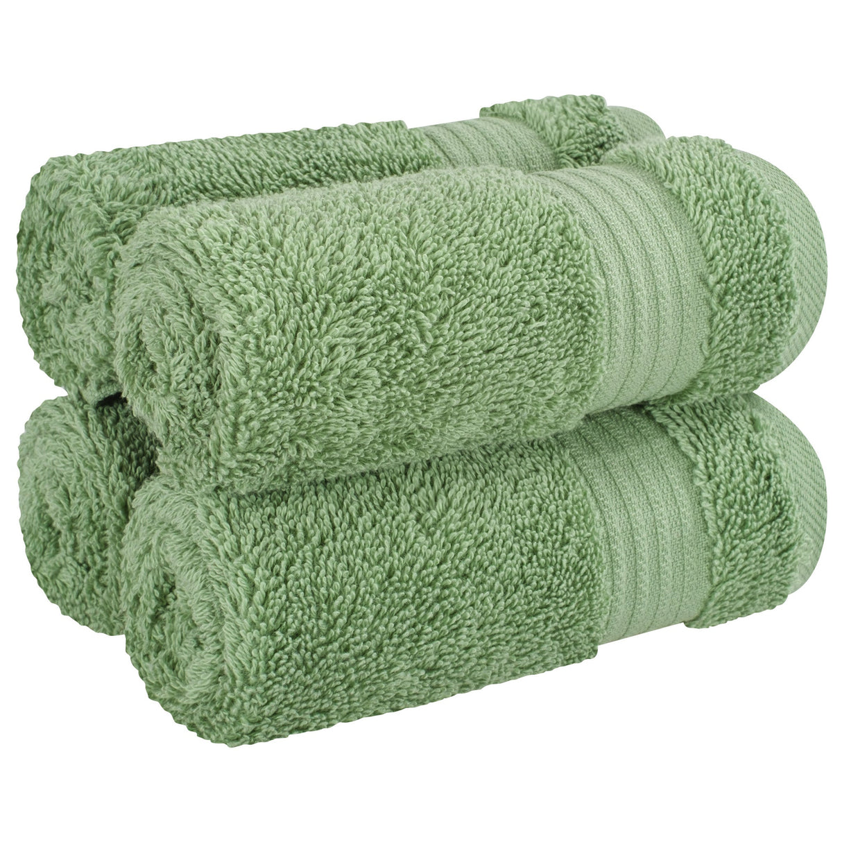 American Soft Linen Bekos 100% Cotton Turkish Towels, 4 Piece Washcloth Towel Set