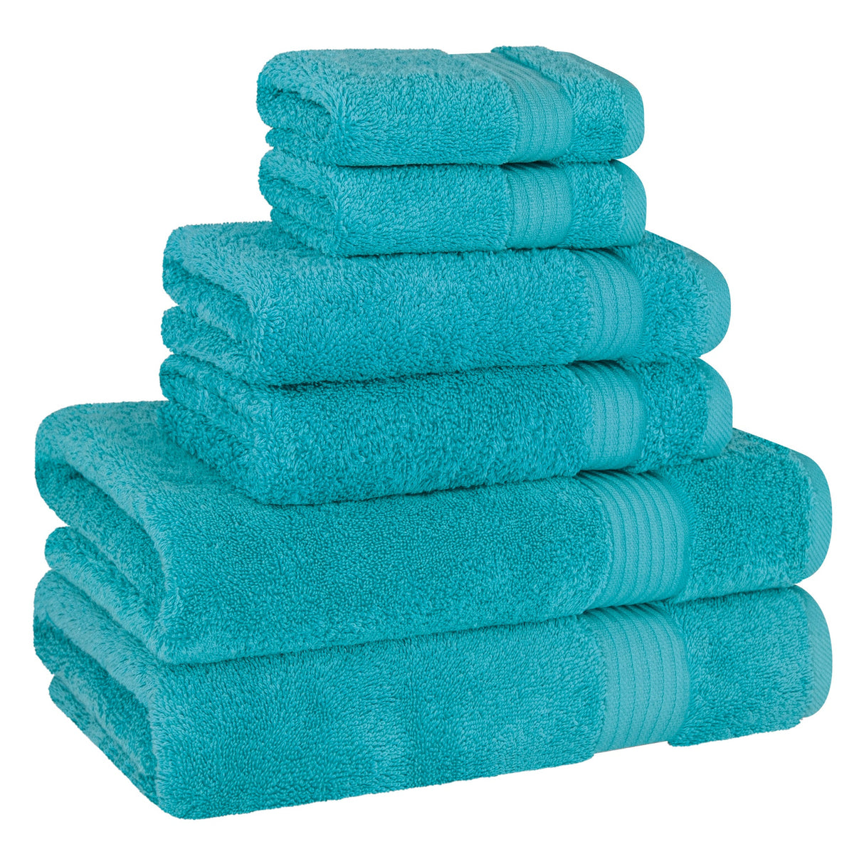 American Soft Linen Bekos 100% Cotton Turkish Towels 6 Piece Bath Towel Set with 18 Different Colors