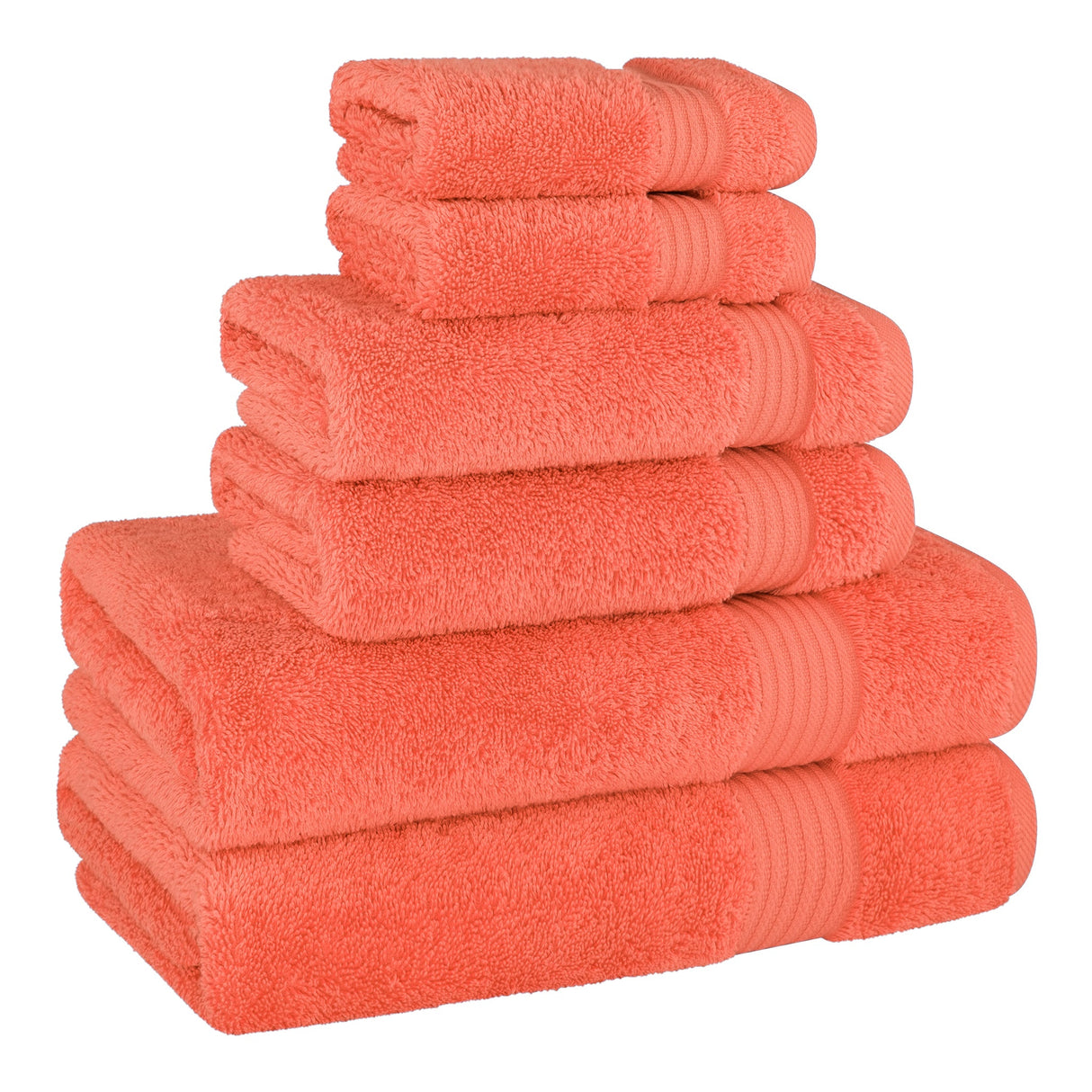 American Soft Linen Bekos 100% Cotton Turkish Towels 6 Piece Bath Towel Set with 18 Different Colors