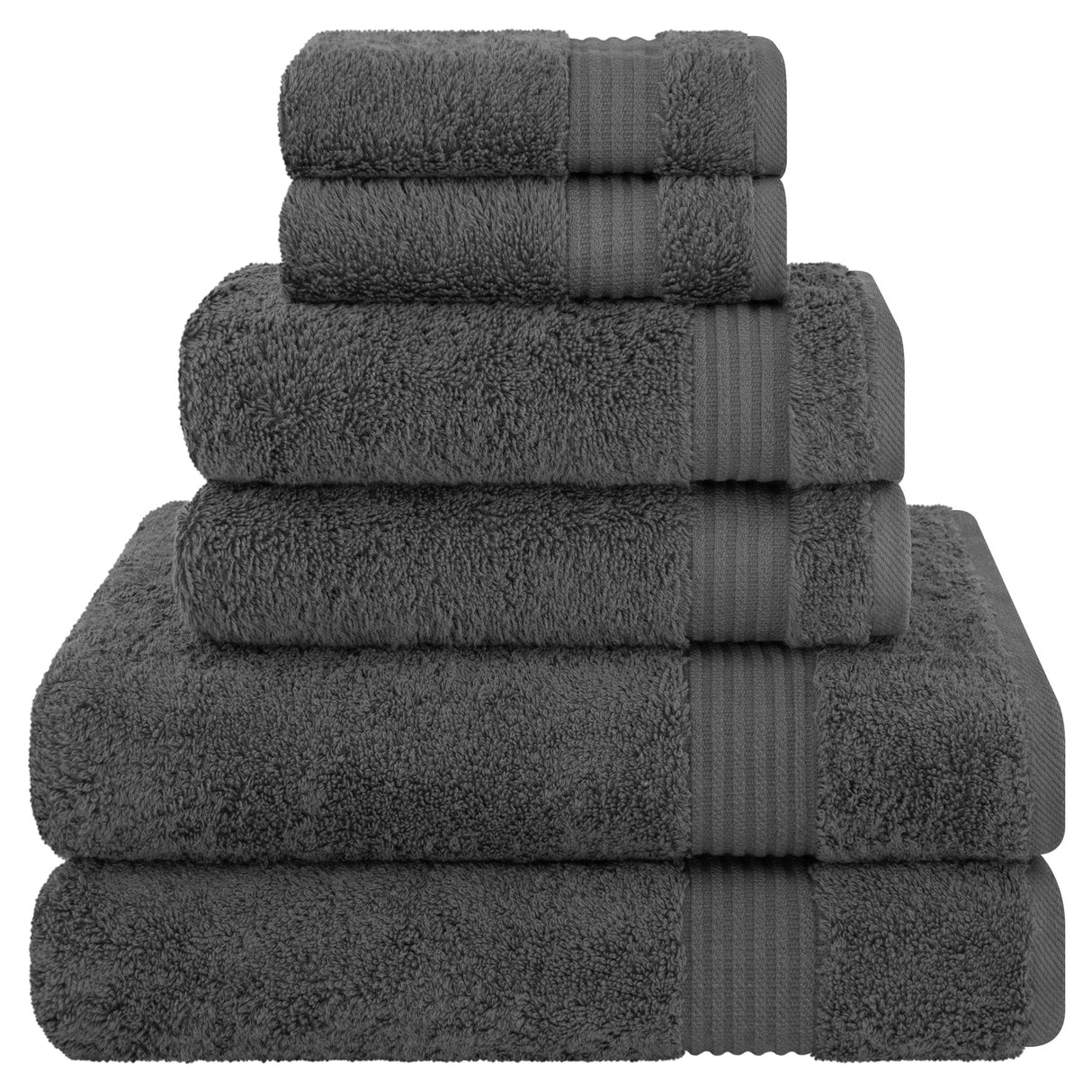 American Soft Linen Bekos 100% Cotton Turkish Towels 6 Piece Bath Towel Set with 18 Different Colors
