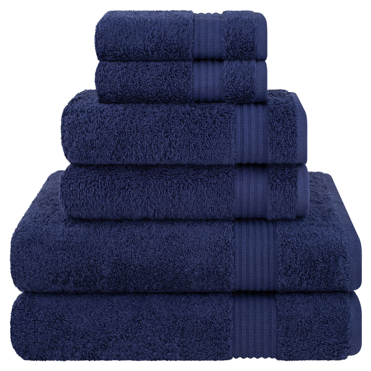 American Soft Linen Bekos 100% Cotton Turkish Towels 6 Piece Bath Towel Set with 18 Different Colors