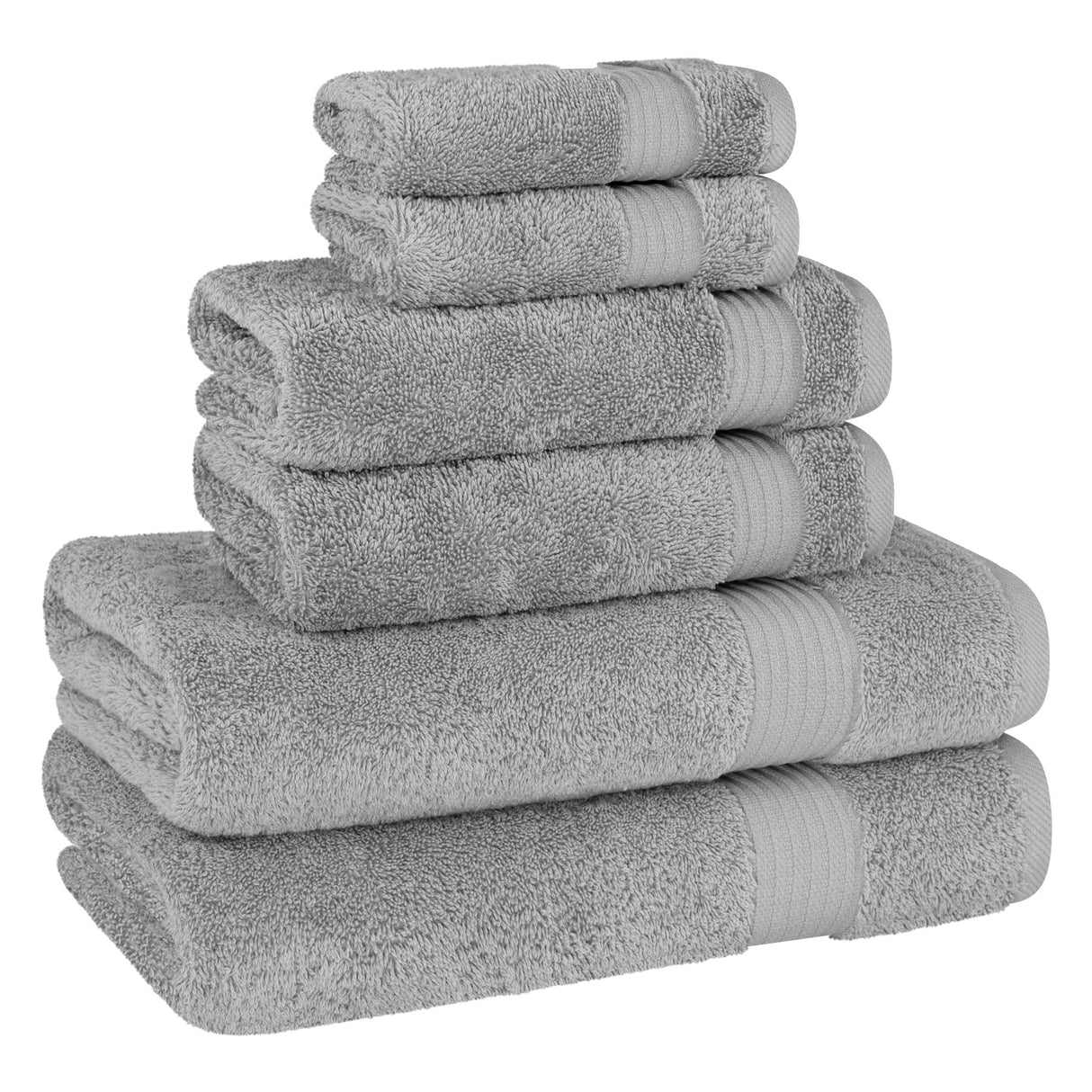 American Soft Linen Bekos 100% Cotton Turkish Towels 6 Piece Bath Towel Set with 18 Different Colors